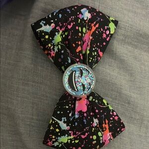 Colorful Splatter Bow Tie for Kids